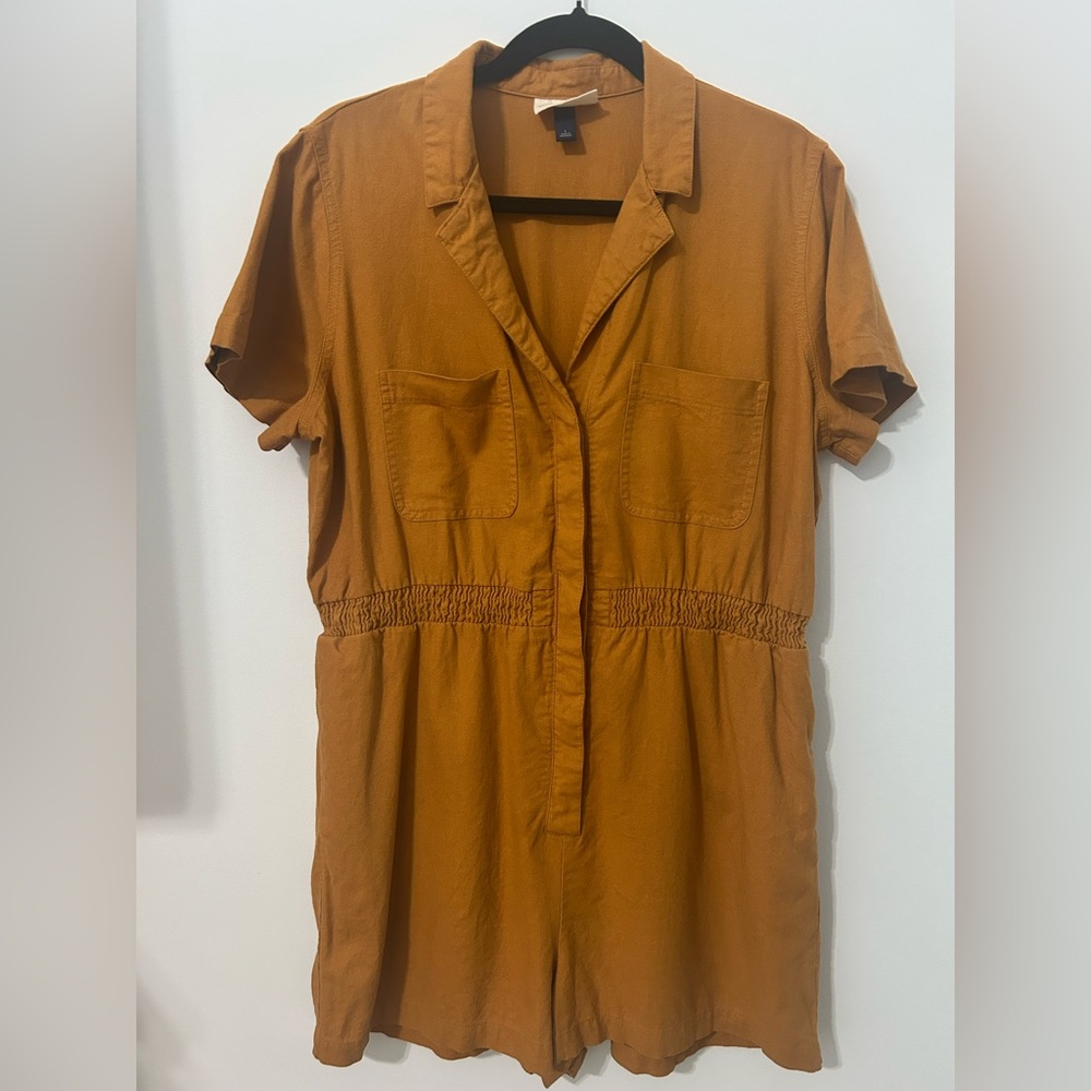 Universal Thread Women's Button-Down Shirt - Rust